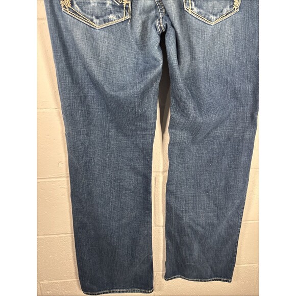 Buckle Jeans Mens 36x33 BKE Justin Relaxed Fit Bootcut Button Fly - Picture 8 of 14